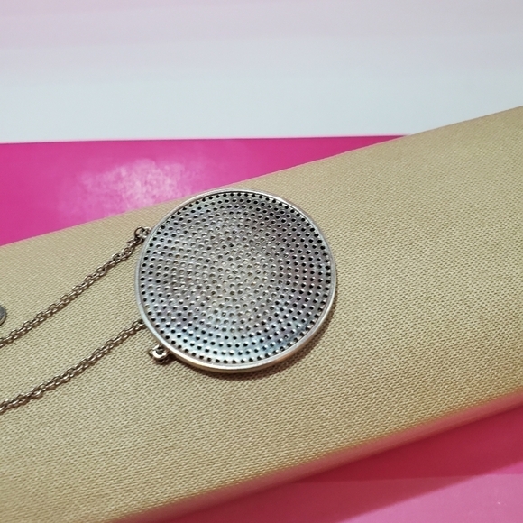 Made in Egypt silver chain W pendant with‎ gemstone White Blue New With Box - Picture 5 of 8